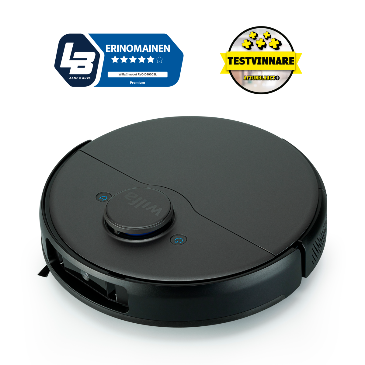 Innobot SL Äja K plus aftonbladet testilogolla suomi