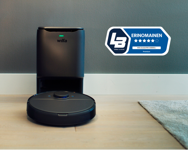 Innobot SL+ testilogolla fiilis suomi