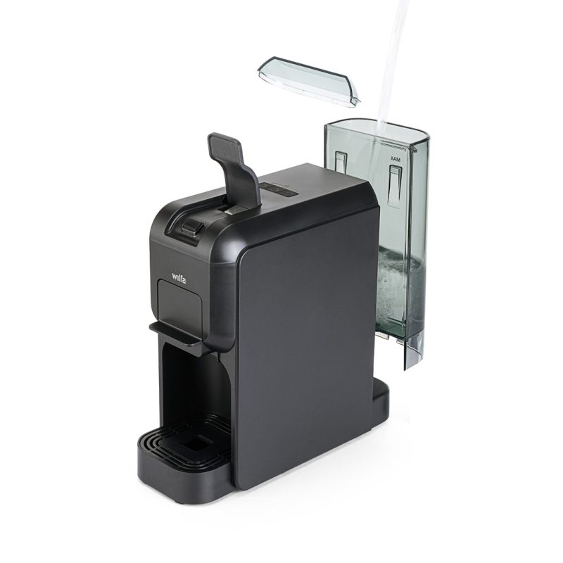 Espresso_Machine_Volo-Capsule-Mini_MMA1T-TC15_Angled_Pouring