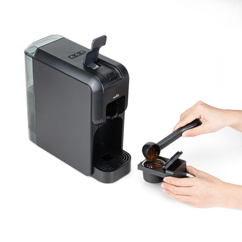 Espresso_Machine_Volo-Capsule-Mini_MMA1T-TC15_Detail_Coffee-Grind_Step-1